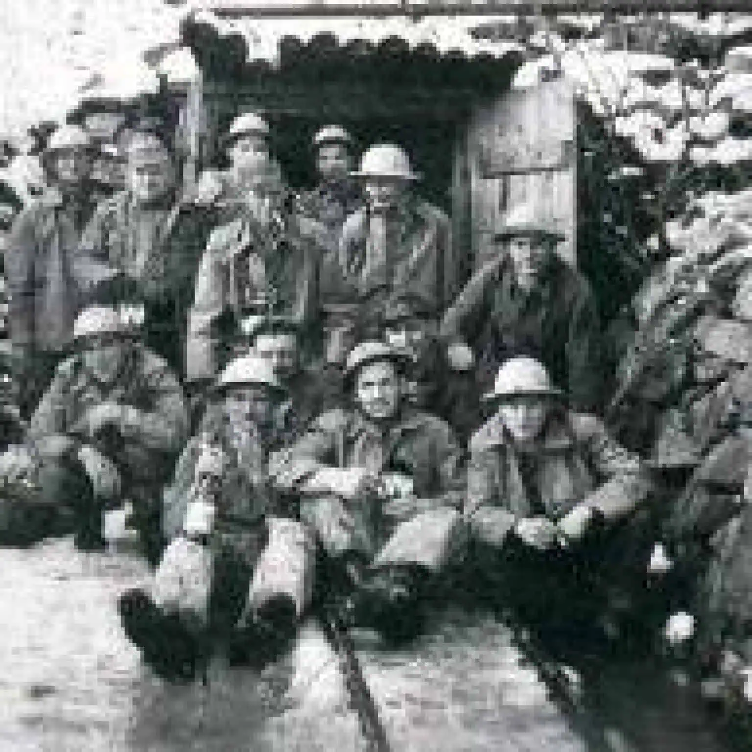 Gruppenbild am Grupenausgang