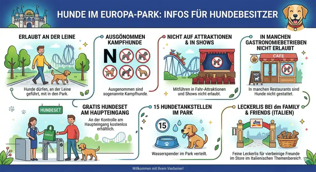 Europa-Park mit Hund: Der hundefreundliche Freizeitpark-Guide 2026 1 Hundefreundlicher Europa-Park mit Hund, inklusive Tipps für hundefreundliche Attraktionen und Restau.